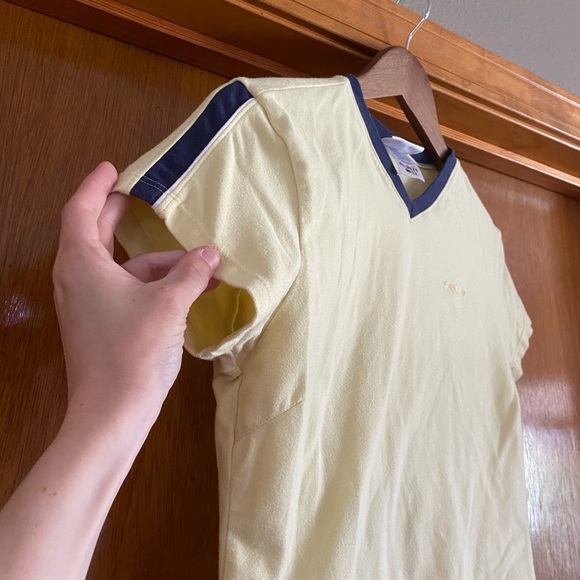 Vintage 90s womens reebok soft v-neck tee M - Picture 3 of 7